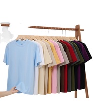 T-shirt unisexe en coton peigné à manches courtes, personnalisable avec logo OEM imprimé, respirant, anti-boulochage, écologique