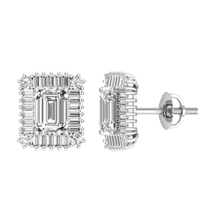 Pendientes Clásicos de Diamantes Cultivados en Laboratorio con Corte Baguette, Claridad VS1, Oro Amarillo y Blanco de 9K, Certificados por IGI, 3.08 Quilates, Joyería para Mujer - Product Image 2