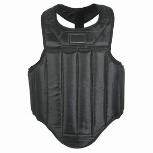 Protège-poitrine de haute qualité de couleur noire pour la boxe, équipement de protection corporelle pour les arts martiaux, équipement sportif, protège-poitrine de boxe - Product Image 1