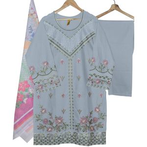 JODHA MERAKI Nouvelle Collection Formelle 3 Pièces Salwar Kameez en Coton pour Soirées Prix 2949/ par Ensemble - Product Image 3
