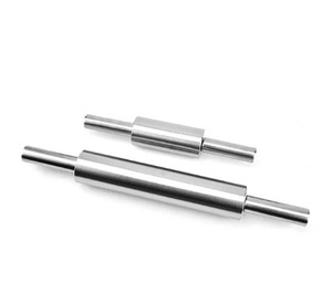 Rodillo de Amasar de Acero Inoxidable de Primera Calidad al por Mayor, Rodillo de Metal, Rodillo de Masa de Acero Inoxidable, Rodillo de Amasar Duradero - Product Image 1