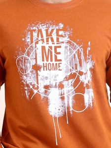 Sudadera de manga larga de punto de bucle estampado de alta calidad para hombres Ropa diaria duradera cómoda para el color óxido para todos para el invierno - Product Image 3