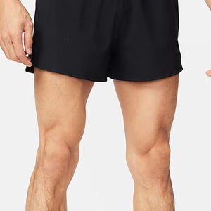 Pantalones cortos profesionales de gimnasio para hombre para verano, ropa informal, 100% poliéster, patrón sólido, Material transpirable, pantalones cortos personalizados para hombre - Product Image 5