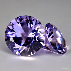 เพชรโมอิสสีม่วงทรงหลวม6 CRT เติบโตในห้องปฏิบัติการ - Product Image 5