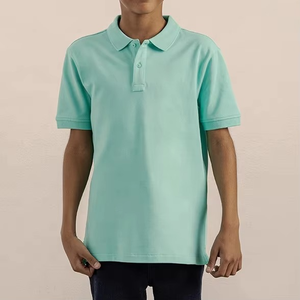 Chemises polo unisexes de qualité supérieure, taille plus avec logo personnalisé, séchage rapide, 100% coton, manches courtes, respirantes, t-shirts pour hommes - Product Image 1