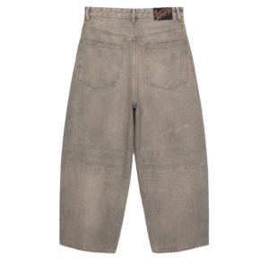 กางเกงยีนส์ชายทรงหลวมสำหรับทุกเพศมีสไตล์กางเกงยีนส์ฟอกสีซีดซีดซีดซีดซีดซีด - Product Image 4