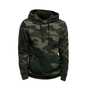 Sweat à capuche camouflage respirant pour la chasse et les sports de plein air, en molleton français, vente en gros - Product Image 6