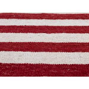 พรมขนสัตว์ทอมือลายทางอัลฮัมบรา ไอวอรี่ แฟลตวีฟส์ ลายคิลิม สำหรับบ้าน ห้องโถง ห้องนั่งเล่น หรือห้องนอน-รุ่น ADWL-13197 - Product Image 3