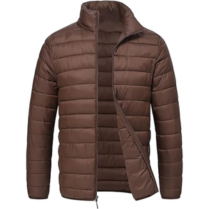 Chaquetas acolchadas para hombre, chaqueta gruesa de burbuja de talla grande para hombre - Product Image 1