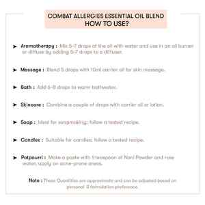 100% Pure Therapeutic Essential Oil Blend for Combatting Allergies Featuring Lavender Tea <b>Tree</b> Oils for Moisturizing Benefits - Product Image 5