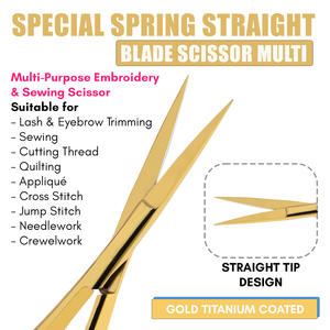 Las pestañas mejor calificadas, tijera de resorte, cutículas de cejas, acero quirúrgico, recorte delicado, comodidad, eficiencia, corte de precisión - Product Image 5