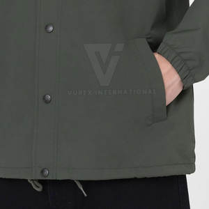 2025 Nuevo diseño Chaqueta deportiva de moda para hombre Estilo de calle Precio al por mayor Logotipo frontal Ropa de invierno Hecho en Pakistán - Product Image 5