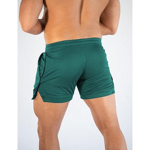 กางเกงขาสั้นออกกำลังกายสีทึบสไตล์ใหม่ - Product Image 3