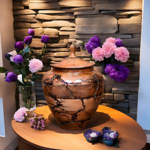 Best <b>Urn</b> for Human ashes <b>Large</b> Adult for Ashes Personalized Burial for Funeral - Product Image 6