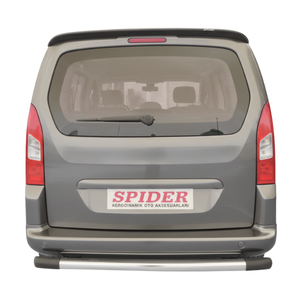 สปอยเลอร์หลังคาเดี่ยว FRP สำหรับ Peugeot Rifter ปี 2018-2025 (ใช้ได้กับกระจกหลัง) ผิวด้าน แบบเปลี่ยนแทนของเดิม - Product Image 2