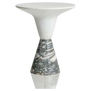 Meubles de salon au meilleur prix abordable Table d'appoint en pierre de marbre faite pour l'utilisation décorative de la chambre Table basse - Product Image 2