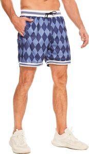 Short d'été personnalisé de haute qualité pour hommes nouveau style de short à séchage rapide en maille et polyester imprimé par sublimation avec logo - Product Image 2