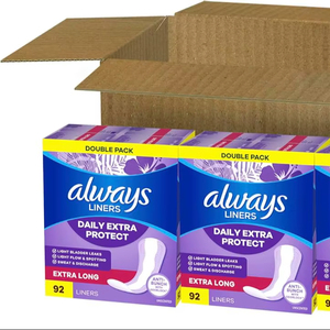 Forros de bragas de uso diario siempre finos para mujer, absorción de luz, sin perfume, 162 unidades - Product Image 6