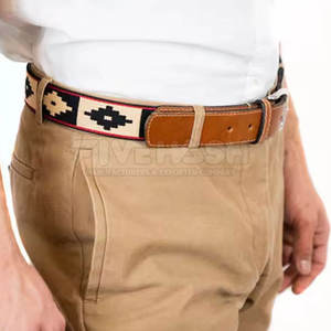 Cinturón de Cuero Polo de Nuevo Diseño 2026, Último Diseño, Estilo Personalizado, Cinturones de Cuero Polo para Hombre Hechos en Pakistán - Product Image 3
