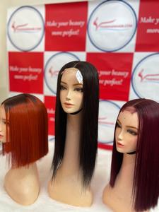 Extensión de cabello más vendida, cabello humano vietnamita, largo, recto, Frontal y peluca con cierre, sedoso, listo para enviar, personalizar cualquier longitud - Product Image 6