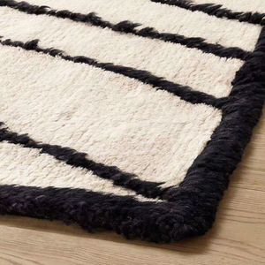 Moroccan Hand Knotted <b>Carpet</b> Sets Elegant Traditional Wool Rugs with Custom Thickness <b>for</b> Home Area Decor - Product Image 4