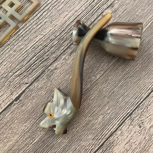 Pipa de fumar tabaco cigarrillo reutilizable esmerilado de madera de alta calidad artesanal de Vietnam - Product Image 1