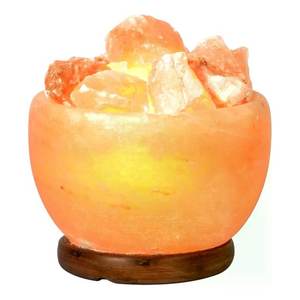 Lámpara de Mesa de 15x18cm, Lámpara de Sal en Forma de Cuenco 604509 - Product Image 1