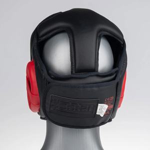 Protectores de Cabeza para Entrenamiento de Boxeo Profesional con Logotipo Personalizado, PVC y Cuero, Unisex, Cierre Ajustable de Velcro, Ventilación Portátil - Product Image 3