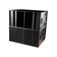 Subwoofer professionnel de scène haute puissance Veeter, double haut-parleur de club B2 de 18 pouces, aimants en néodyme, 4 ohms, étanche, respectueux de l'environnement