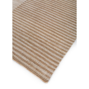 พรมลายทางสีงาช้าง ทอแบนจากปอกระเจาและป่าน รุ่น PDJT-390 สำหรับใช้ในบ้าน - Product Image 2