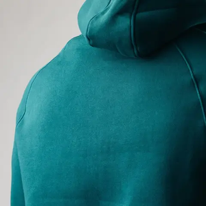 Tissu personnalisé hommes sweats à capuche coton vierge coupe décontractée sweat à capuche impression gaufrage logo pour hommes - Product Image 4