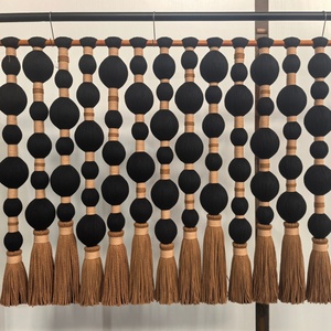 Tapiz Decorativo <span class=keywords><strong>de</strong></span> Pared <span class=keywords><strong>de</strong></span> 100*85cm, Estilo Musulmán, Tejido con Hilo <span class=keywords><strong>de</strong></span> Algodón, para <span class=keywords><strong>Club</strong></span> <span class=keywords><strong>de</strong></span> <span class=keywords><strong>Playa</strong></span>, Diseño Geométrico y Ecológico, EH2603003 - Product Image 2