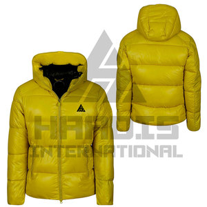 Veste matelassée pour homme à col montant et capuche avec logo personnalisé, mode hiver 2024 |   Populaire Nouveau - Product Image 3