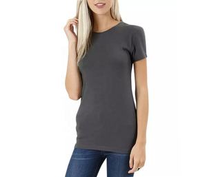 T-shirt surdimensionné à épaules tombantes pour femme, vêtement de rue 100% coton, impression personnalisée de haute qualité, T-shirt lourd pour femme - Product Image 2