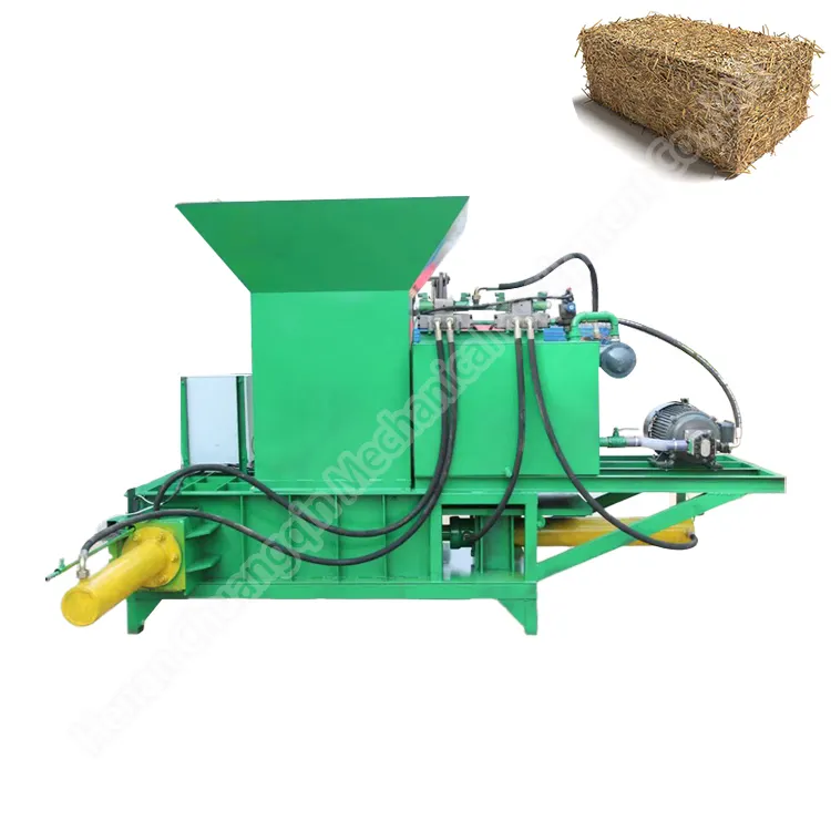 Straw baler hay machinery rice straw baler wheat straw bale binding machine