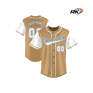 100% Polyester personnalisé imprimé hommes maillot de Baseball respirant Sportswear colorant Sublimation Technique pas cher Option - Product Image 2