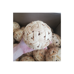 Produits d'artisanat vietnamien-boule ronde en rotin pour Sepak Takraw Sport/Caneball/décor de Noël taille personnalisée - Product Image 2
