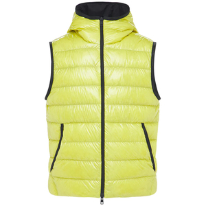 Veste en duvet pour hommes Gilet avec logo personnalisé Veste pour hommes avec demi-manches rembourrées légères Vêtements d'extérieur chauds pour femmes Manteau d'hiver bouffant - Product Image 1