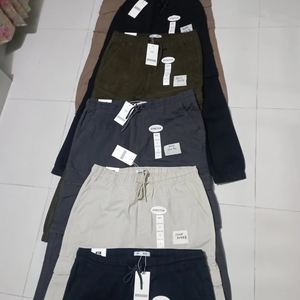 กางเกงคาร์โก้ผู้ชายทันสมัยผ้าคอตตอนน้ำหนักเบามีกระเป๋าใส่ทำงานผ้าโพลีเอสเตอร์สวมใส่สบายทันสมัย - Product Image 1