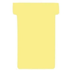 Carpeta de Archivo de Cartulina Amarilla 100% Reciclada, Accesorio para Archivador, 48 x 84 mm, 170 g/m², 100 Unidades por Paquete, de FRANKEN - Product Image 1