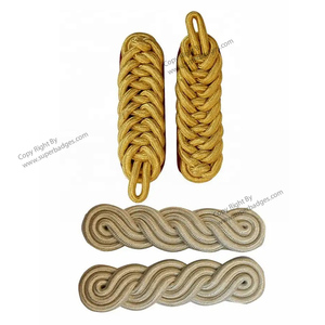 Uniformes a medida Cordón de hombro ceremonial dorado para cuerdas de tableros generales - Product Image 4