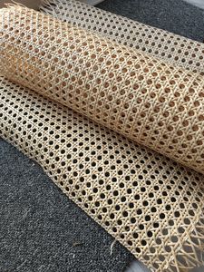 สายรัดหวายแบบพรีเมี่ยมความกว้างสีเหลืองอ่อน60, 70, 90ซม. หวายตาข่ายม้วนวัสดุเฟอร์นิเจอร์ - Product Image 2