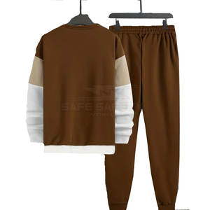 Survêtements pour hommes sur mesure, grandes tailles, manches longues, respirants, écologiques, 100% coton, pour la saison printanière, faible MOQ - Product Image 2