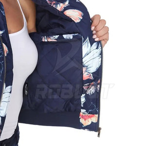 Chaqueta Bomber de satén de alta calidad para mujer, manga larga, cremallera completa, cuello corto, forro de lana, talla XL, Otoño Invierno 2024 - Product Image 6