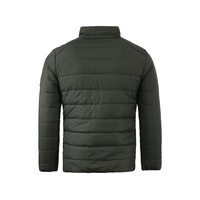 Blouson d'hiver matelassé à capuche pour homme, personnalisé OEM, grande taille, style classique, 80% respirant, imperméable, zippé, écologique, style urbain