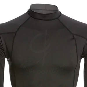 Alta calidad MMA Rash Guard Spandex/Nylon Mezcla de tela Hombres Manga larga Rash Guard Personalizar su propio logotipo de marca - Product Image 4
