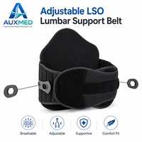 Ceinture de soutien lombaire médicale unisexe réglable à 360°, respirante, pliable, légère, flexible, avec fermeture auto-agrippante