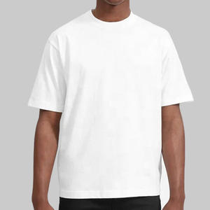 Camiseta Deportiva Unisex de Alta Calidad, 100% Algodón, con Logotipo Personalizado, Hombros Caídos, Algodón Grueso, Estampado Personalizado, Talla Grande - Product Image 3