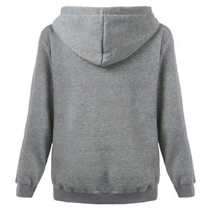 Sweat à capuche brodé en éponge française 100% coton Streetwear pour hommes Sweat-shirt à logo en chenille OEM pour l'hiver - Product Image 2