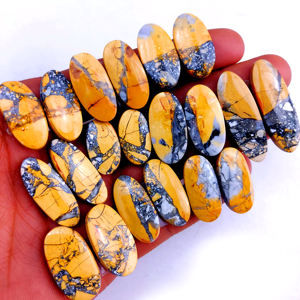 Vente en gros de jaspe Maligano DHORGEMS, pierres précieuses en vrac assorties, formes et tailles variées, pour la fabrication de bijoux et de boucles d'oreilles - Product Image 3